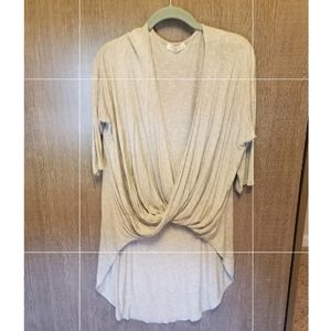 Twist front 3/4 Sleeve High-low